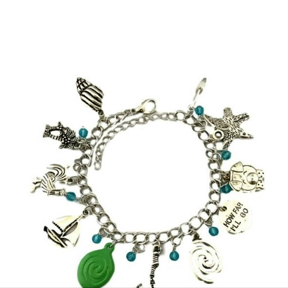 Disney Moana Silver Charm Bracelet